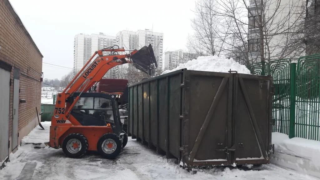 Вывоз снега контейнерами в Махачкале — цена от 3314 руб., заказать контейнер для снега в ПроМусор